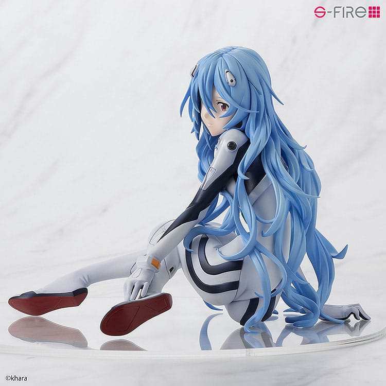 Rebuild of Evangelion PVC Statue 1/7 Rei Ayanami Long Hair Ver. 11 cm - Smalltinytoystore