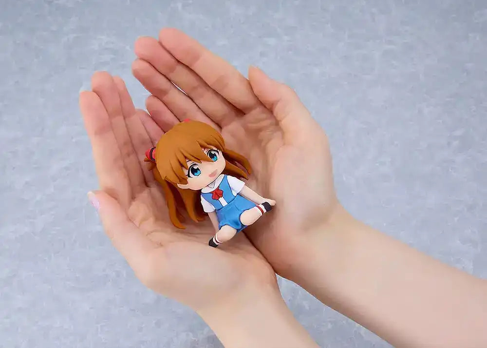 Rebuild of Evangelion Rubber Mascot Nendroid Plus Minifigur Asuka Shikinami Langley 8 cm