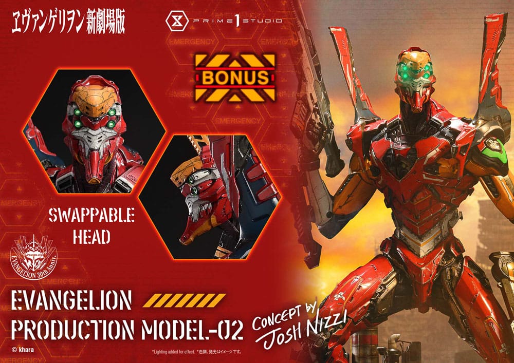 Rebuild of Evangelion Ultimate Diorama Masterline Series Statue Evangelion Production Model-02 (Concept By Josh Nizzi) Deluxe Bonus Version 73 cm - Smalltinytoystore