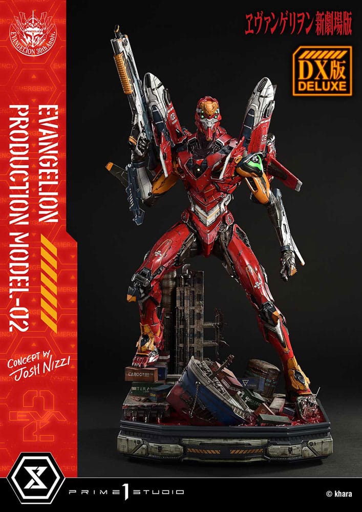 Rebuild of Evangelion Ultimate Diorama Masterline Series Statue Evangelion Production Model-02 (Concept By Josh Nizzi) Deluxe Bonus Version 73 cm - Smalltinytoystore