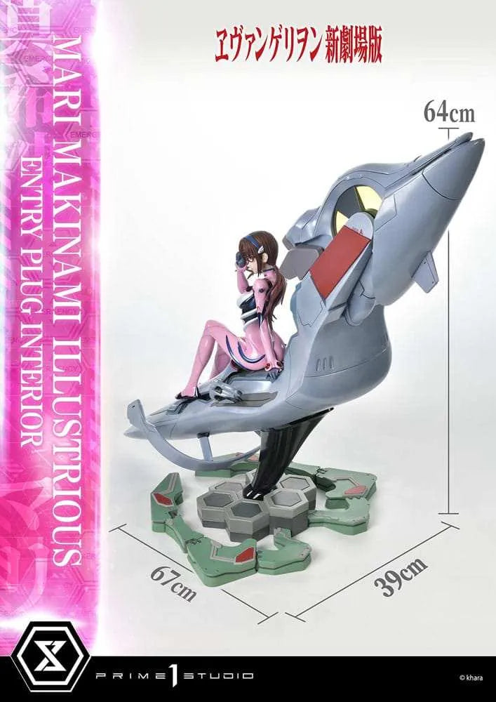 Rebuild of Evangelion Ultimate Premium Masterline Series Statue 1/4 Mari Makinami Illustrious Bonus Ver. 64 cm - Smalltinytoystore