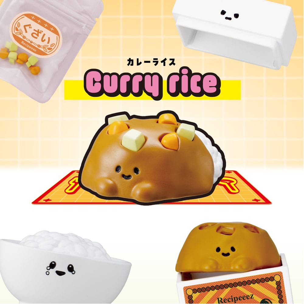 Recipeeez Sammelfiguren Menu 01 3 cm Sortiment (4) - Smalltinytoystore