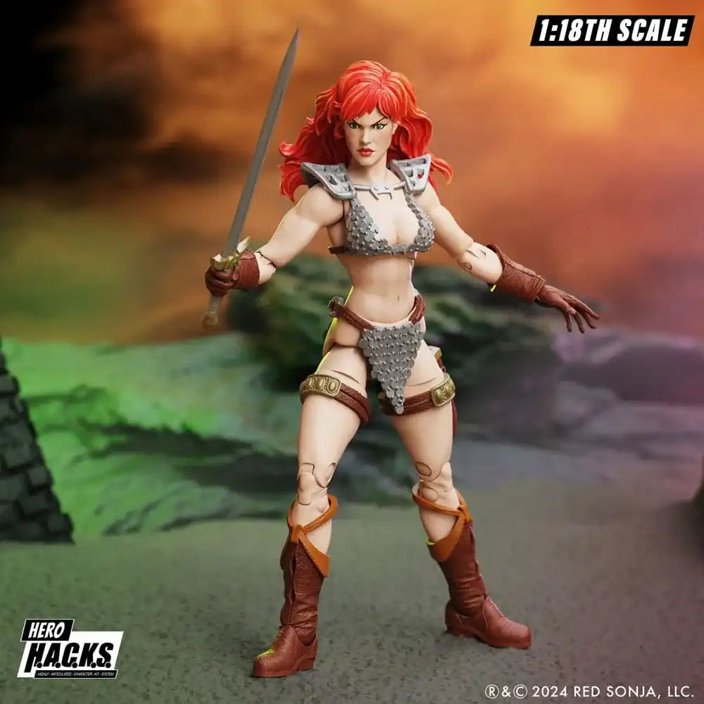 Red Sonja Hero H.A.C.K.S. Actionfigur Red Sonja - Smalltinytoystore