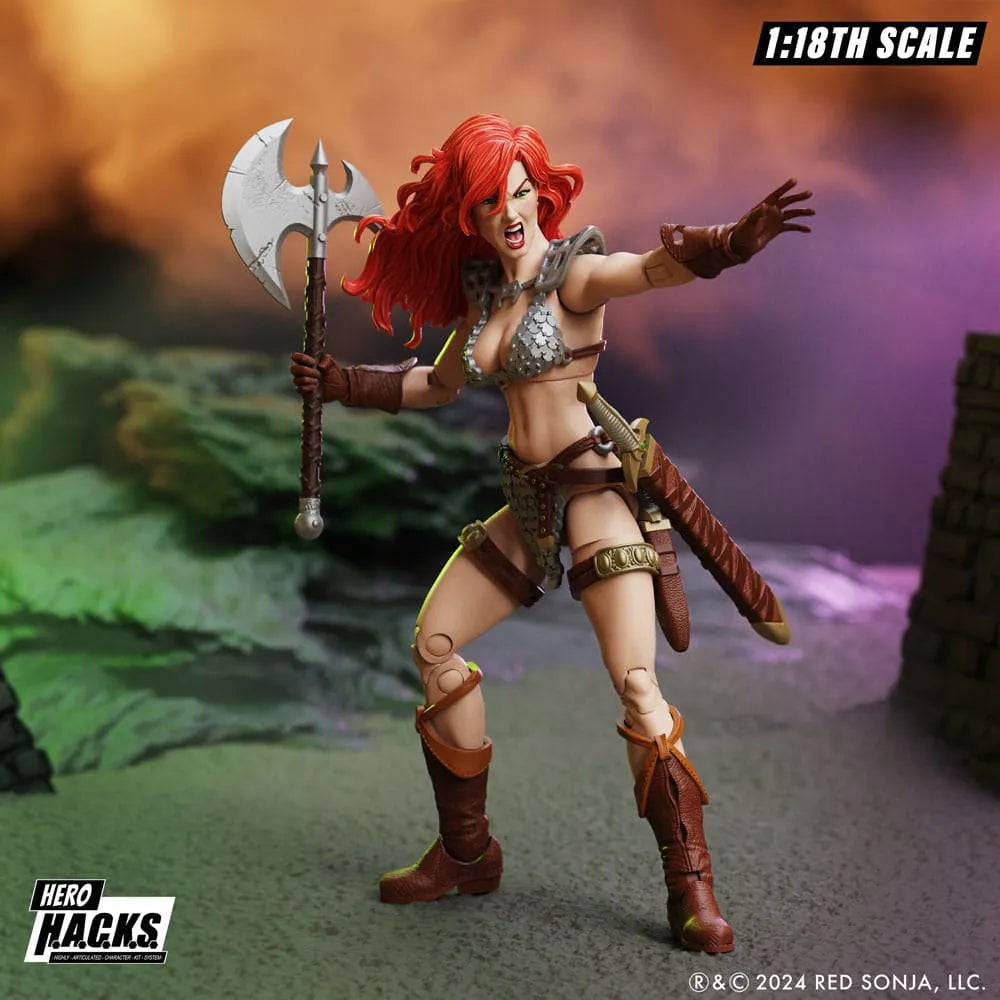 Red Sonja Hero H.A.C.K.S. Actionfigur Red Sonja - Smalltinytoystore