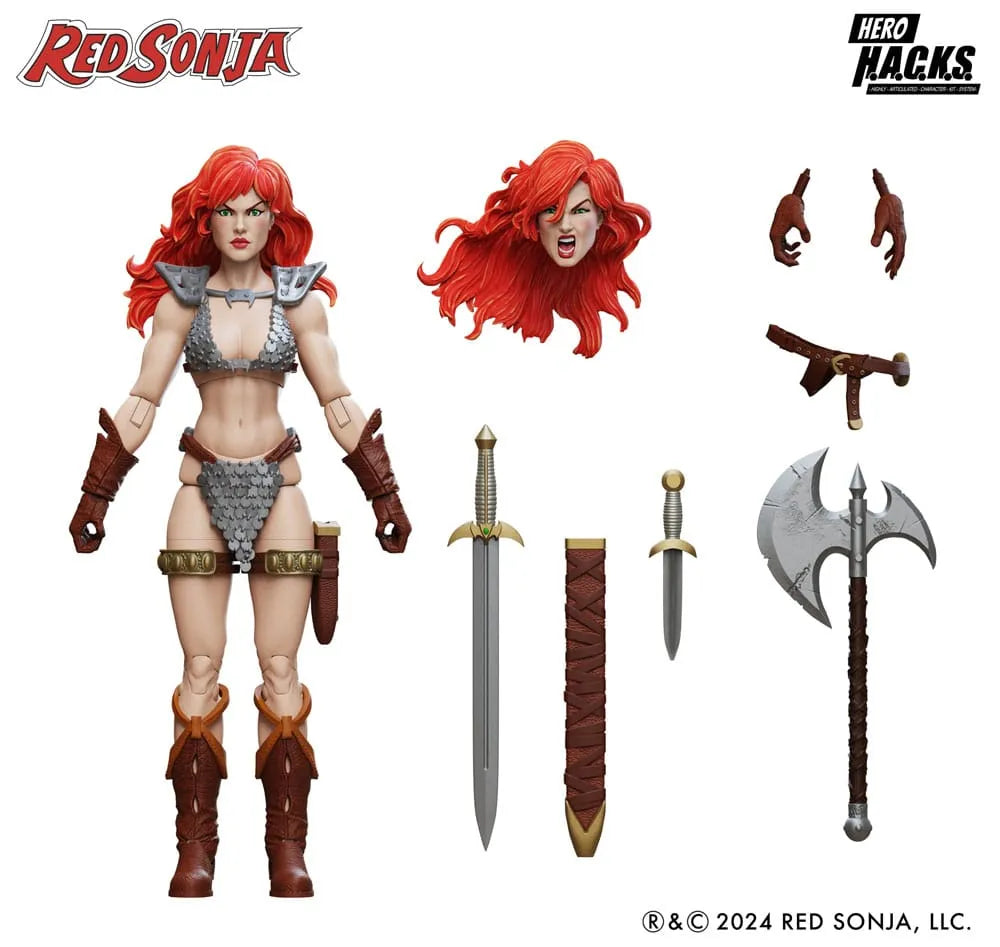 Red Sonja Hero H.A.C.K.S. Actionfigur Red Sonja - Smalltinytoystore