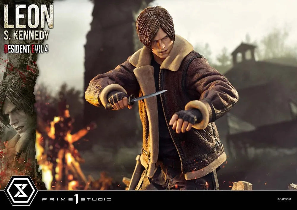 Resident Evil 4 Ultimate Premium Masterline Series Statue 1/4 Leon S. Kennedy 64 cm - Smalltinytoystore