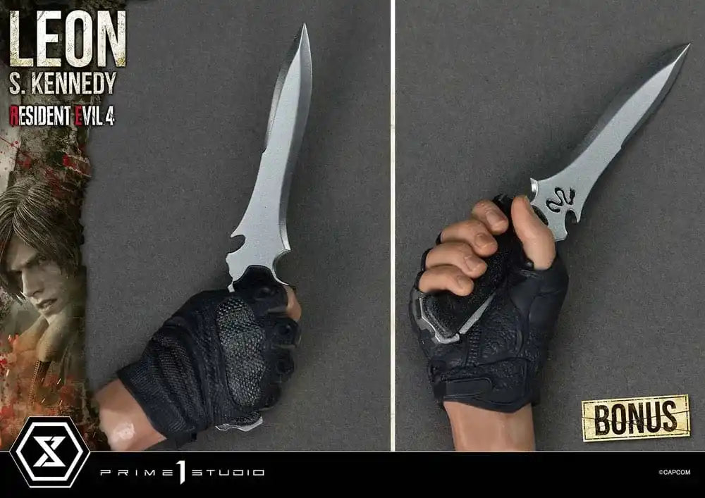 Resident Evil 4 Ultimate Premium Masterline Series Statue 1/4 Leon S. Kennedy Bonus Ver. 64 cm - Smalltinytoystore