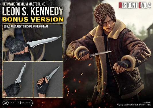 Resident Evil 4 Ultimate Premium Masterline Series Statue 1/4 Leon S. Kennedy Bonus Ver. 64 cm - Smalltinytoystore