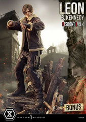 Resident Evil 4 Ultimate Premium Masterline Series Statue 1/4 Leon S. Kennedy Bonus Ver. 64 cm - Smalltinytoystore