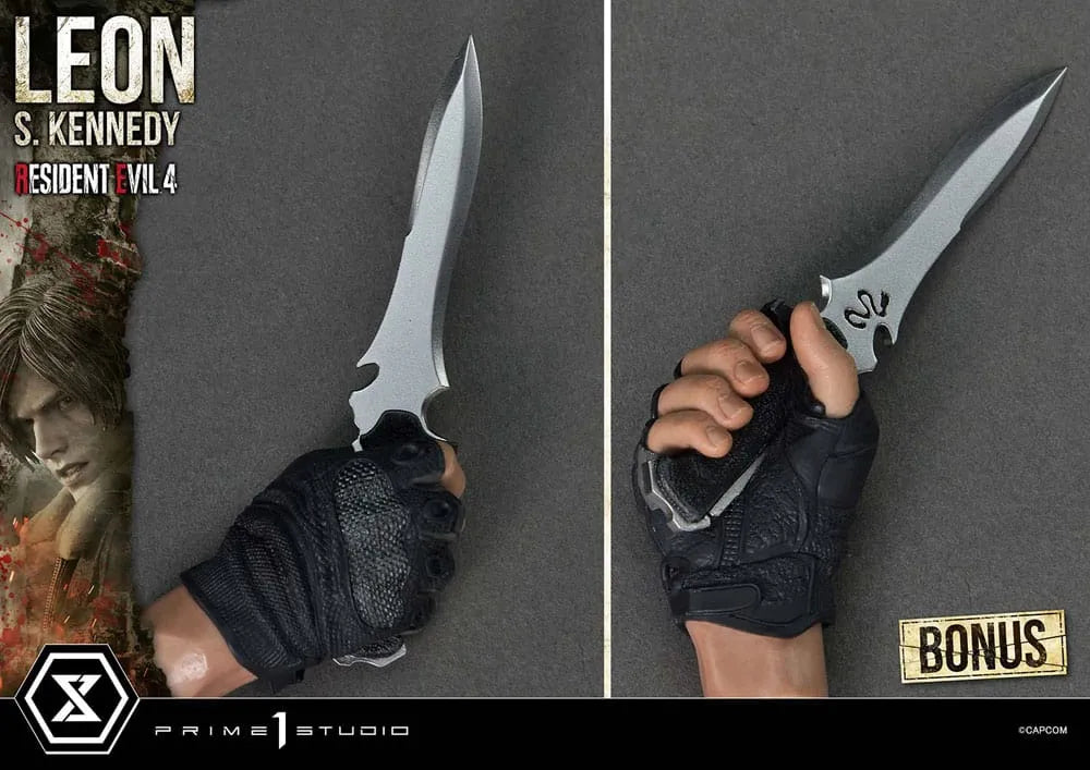 Resident Evil 4 Ultimate Premium Masterline Series Statue 1/4 Leon S. Kennedy Bonus Ver. 64 cm - Smalltinytoystore