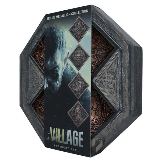 Resident Evil VIII Medaillen-Set House Crest Limited Edition - Smalltinytoystore