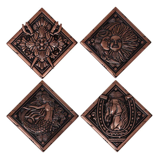 Resident Evil VIII Medaillen-Set House Crest Limited Edition - Smalltinytoystore