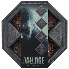 Resident Evil VIII Medaillen-Set House Crest Limited Edition - Smalltinytoystore