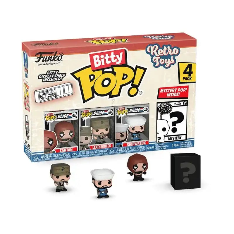 Retro Toys Bitty POP! Vinyl Figuren 4er-Pack GI Joe 2,5 cm - Smalltinytoystore