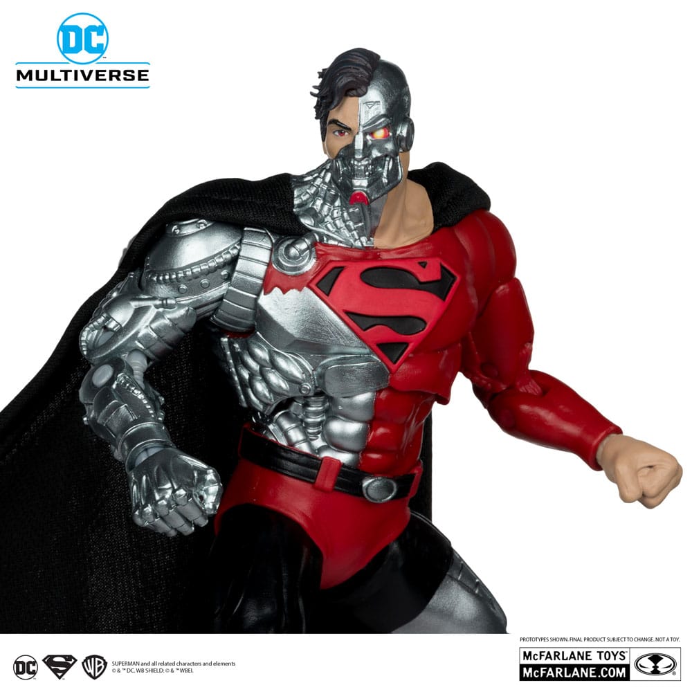 Revenge of the Green Lanterns DC Multiverse Actionfigur Cyborg Superman (Gold Label) 18 cm - Smalltinytoystore