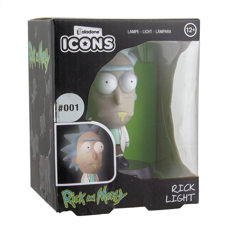 Rick & Morty 3D Icon Lampe Rick 10 cm - Smalltinytoystore