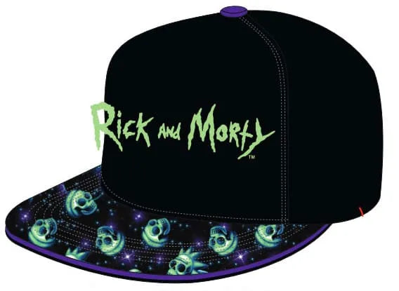 Rick & Morty Baseball Cap Neon Logo - Smalltinytoystore