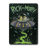 Rick & Morty Blechschild Spaceship 15 x 21 cm - Smalltinytoystore