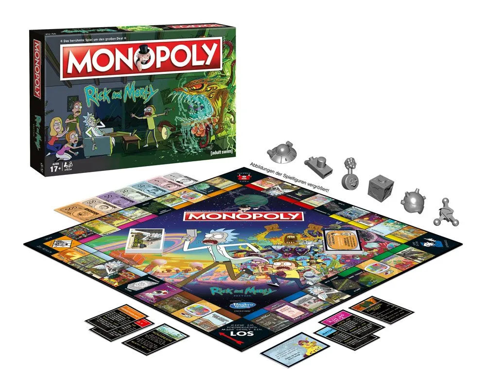 Rick and Morty Brettspiel Monopoly *Deutsche Version* - Smalltinytoystore