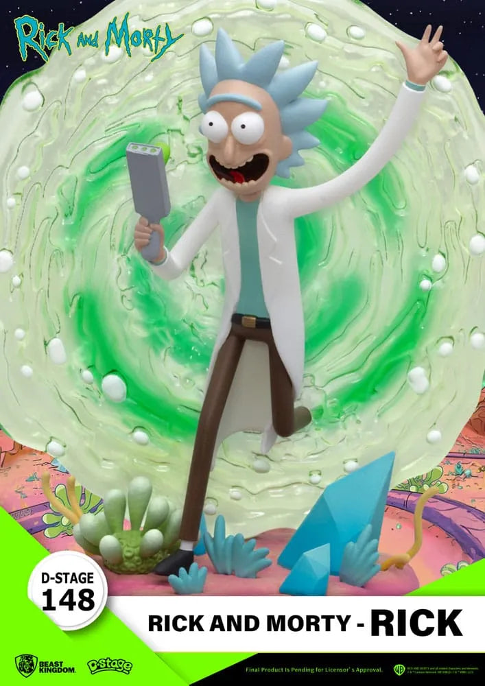 Rick & Morty D-Stage PVC Diorama Rick 14 cm - Smalltinytoystore