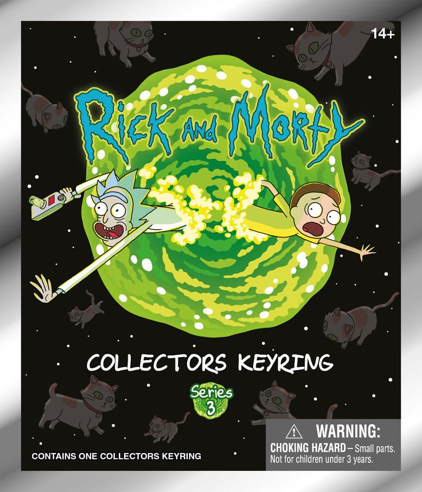 Rick and Morty PVC-Taschenanhänger Series 3 Display (24) - Smalltinytoystore