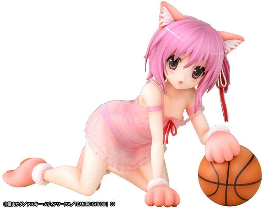 Ro-Kyu-Bu: Fast Break! PVC Statue 1/7 Tomoka Minato Kemomimi Lingerie Ver. 18 cm - Smalltinytoystore