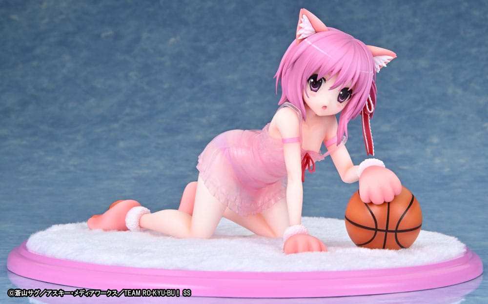 Ro-Kyu-Bu: Fast Break! PVC Statue 1/7 Tomoka Minato Kemomimi Lingerie Ver. 18 cm - Smalltinytoystore