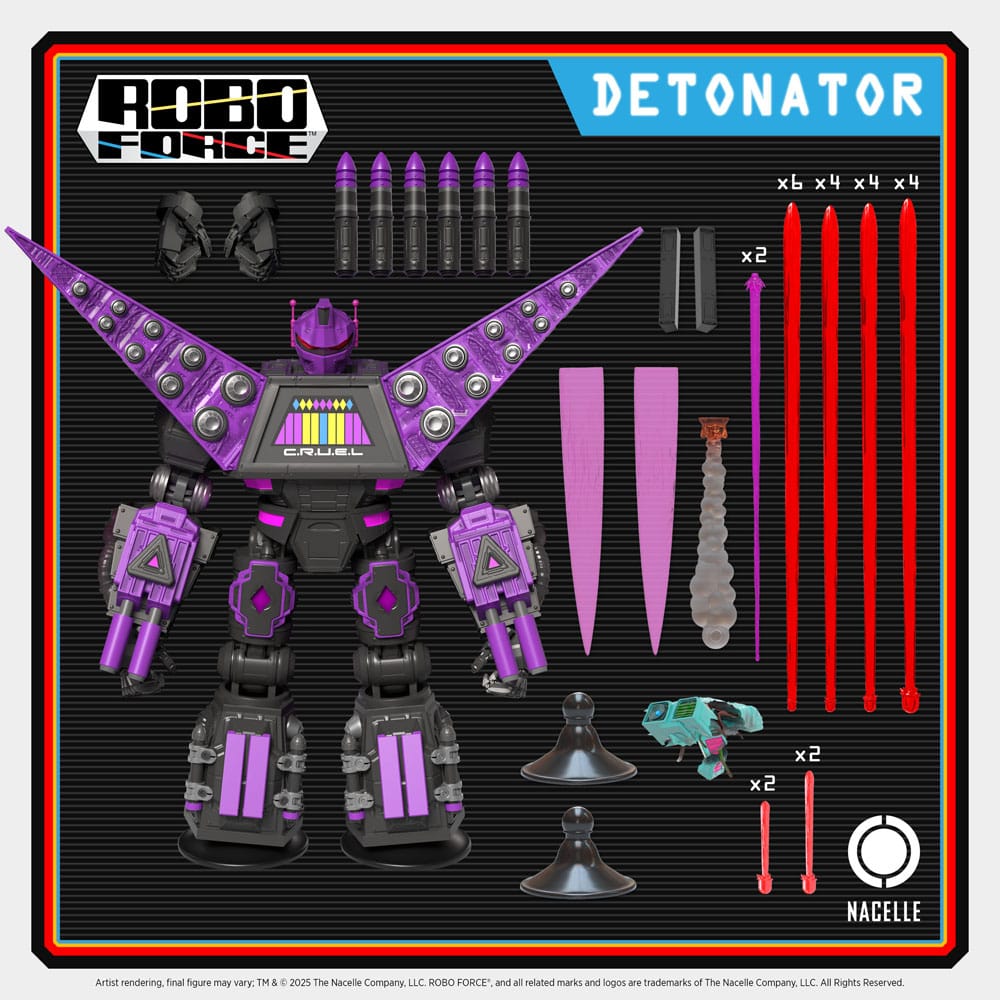 Robo Force Actionfigur Wave 2 Detonator 24 cm - Smalltinytoystore