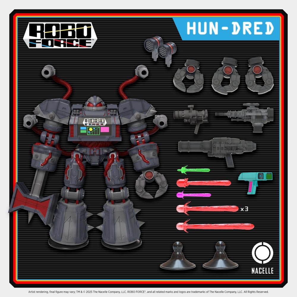 Robo Force Actionfigur Wave 2 Hun-Dred 23 cm - Smalltinytoystore