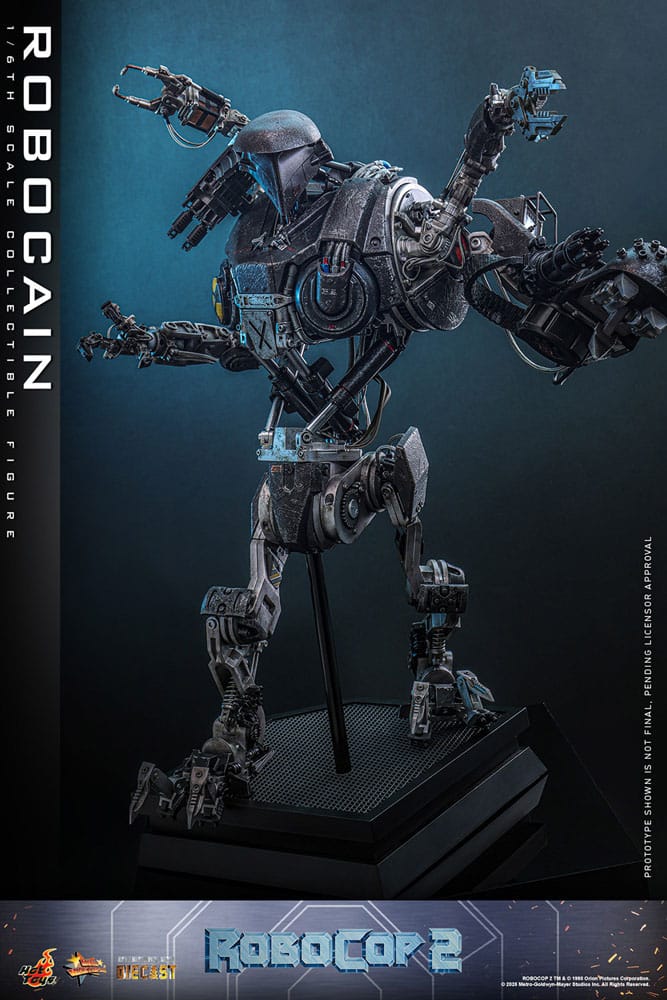 RoboCop 2 Movie Masterpiece Diecast Actionfigur 1/6 RoboCain 40 cm - Smalltinytoystore