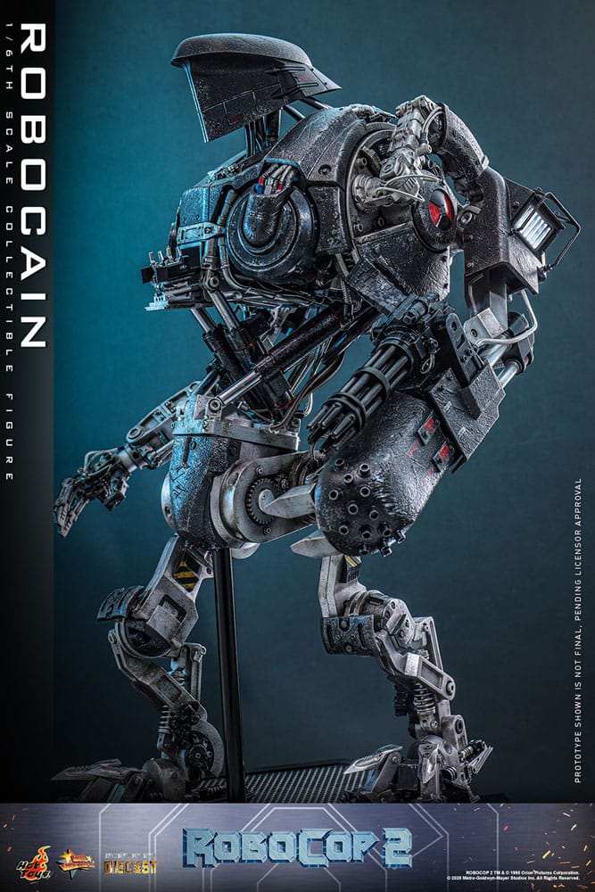 RoboCop 2 Movie Masterpiece Diecast Actionfigur 1/6 RoboCain 40 cm - Smalltinytoystore