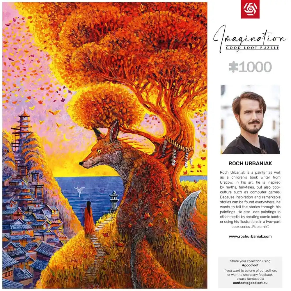 Roch Urbaniak Puzzle Benkei (1000 Teile) - Smalltinytoystore