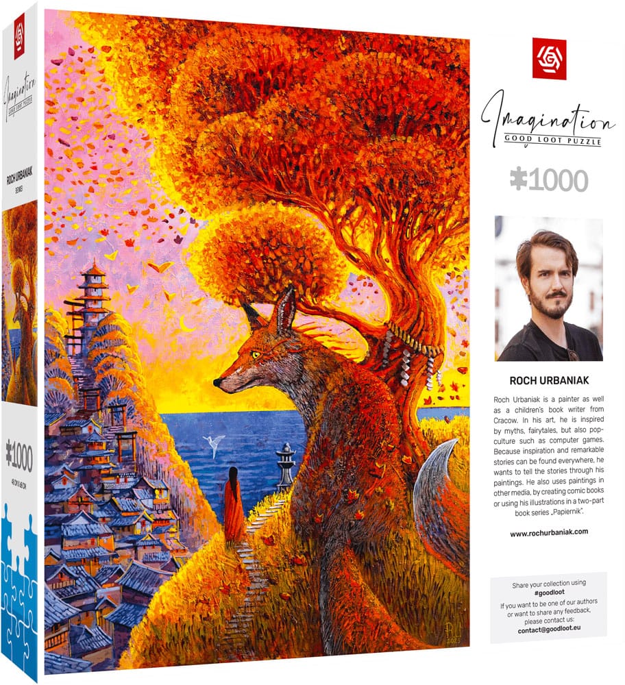Roch Urbaniak Puzzle Benkei (1000 Teile) - Smalltinytoystore