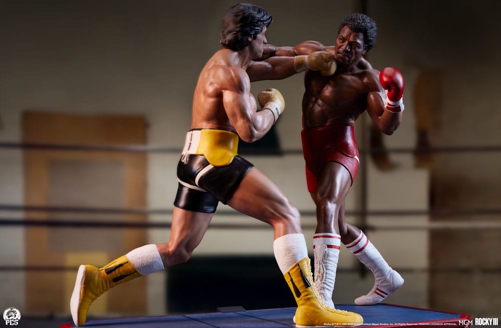 Rocky III - Das Auge des Tigers Diorama 1/4 Rocky Balboa & Apollo Creed 48 cm - Smalltinytoystore