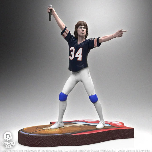 Rolling Stones Rock Iconz Statue Mick Jagger US Tour 1981 (Black Jersey) 22 cm - Smalltinytoystore