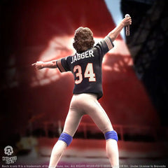 Rolling Stones Rock Iconz Statue Mick Jagger US Tour 1981 (Black Jersey) 22 cm - Smalltinytoystore