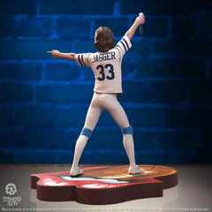 Rolling Stones Rock Iconz Statue Mick Jagger US Tour 1981 (White Jersey) 22 cm - Smalltinytoystore
