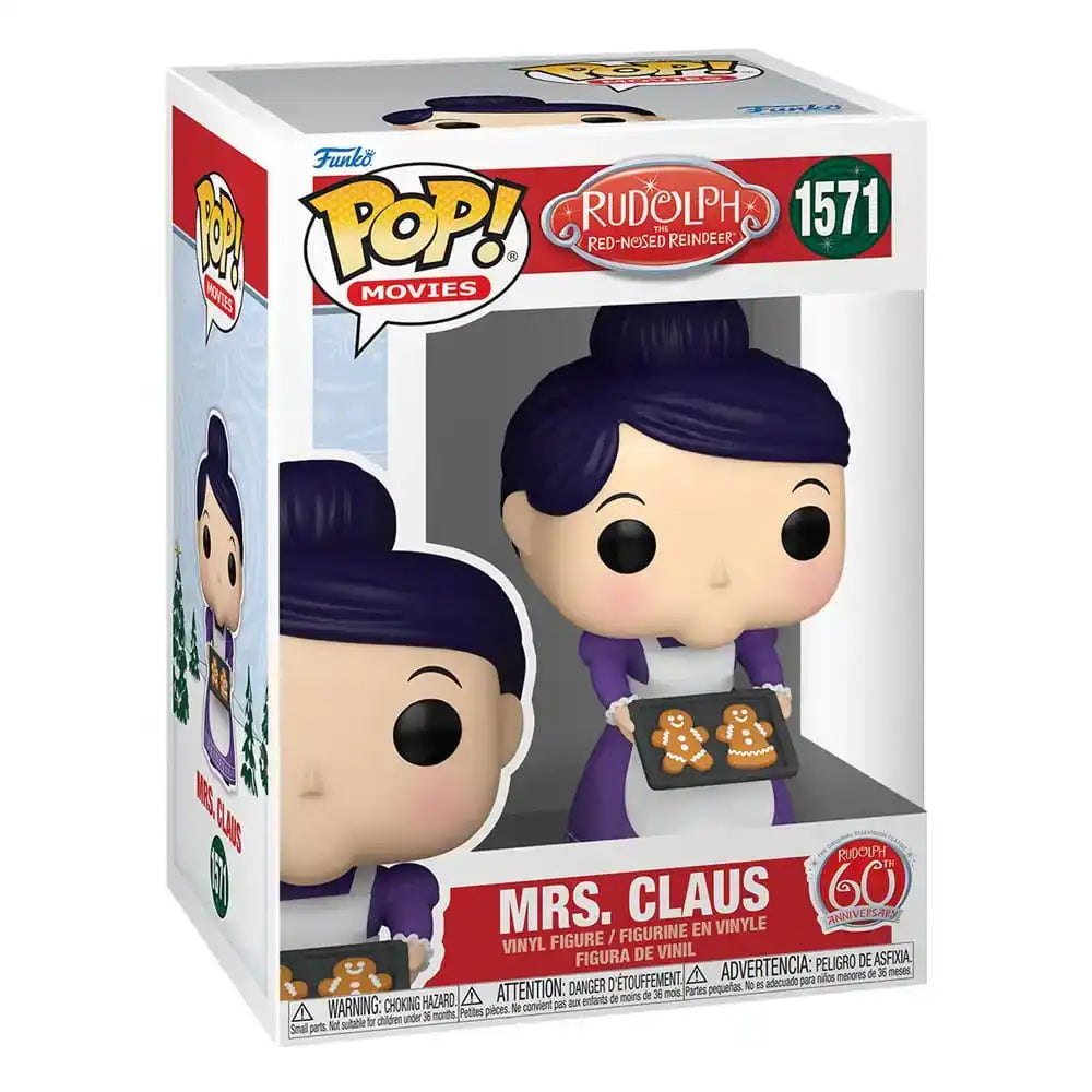 Rudolph mit der roten Nase POP! Movies Vinyl Figur Mrs. Claus 9 cm - Smalltinytoystore