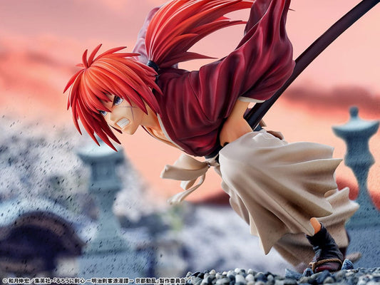 Rurouni Kenshin: Meiji Kenkaku Romantan Kyoto Douran PVC Statue 1/6 Kenshin Himura Dragon Flight of Heaven Ver. 26 cm - Smalltinytoystore