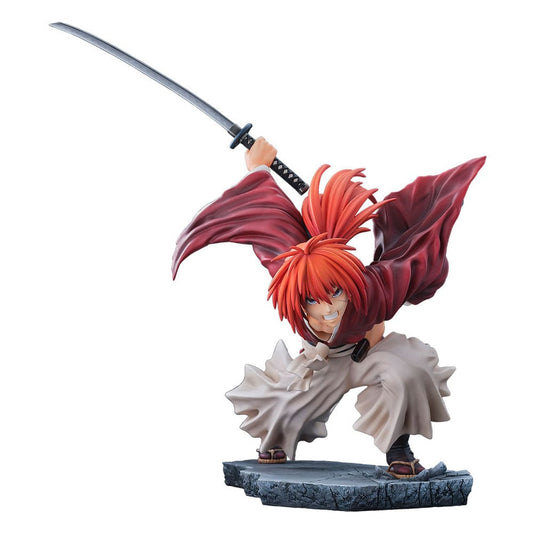 Rurouni Kenshin: Meiji Kenkaku Romantan Kyoto Douran PVC Statue 1/6 Kenshin Himura Dragon Flight of Heaven Ver. 26 cm - Smalltinytoystore