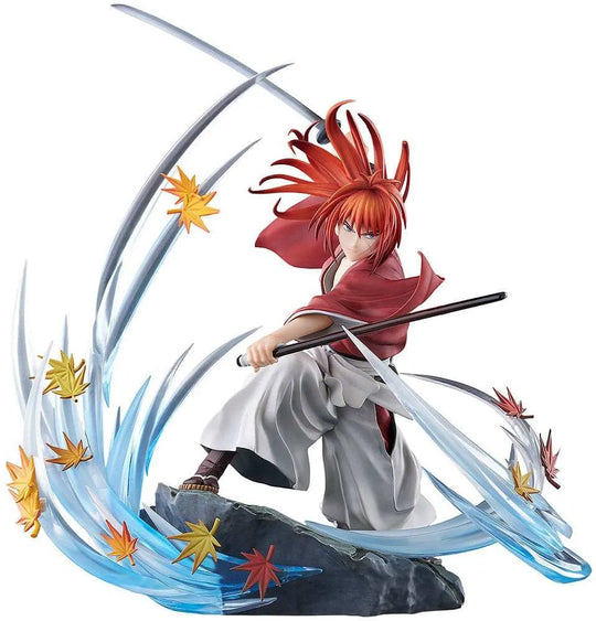 Rurouni Kenshin: Meiji Kenkaku Romantan Kyoto Douran PVC Statue 1/7 Kenshin Himura Souryusen Ver. 27 cm - Smalltinytoystore