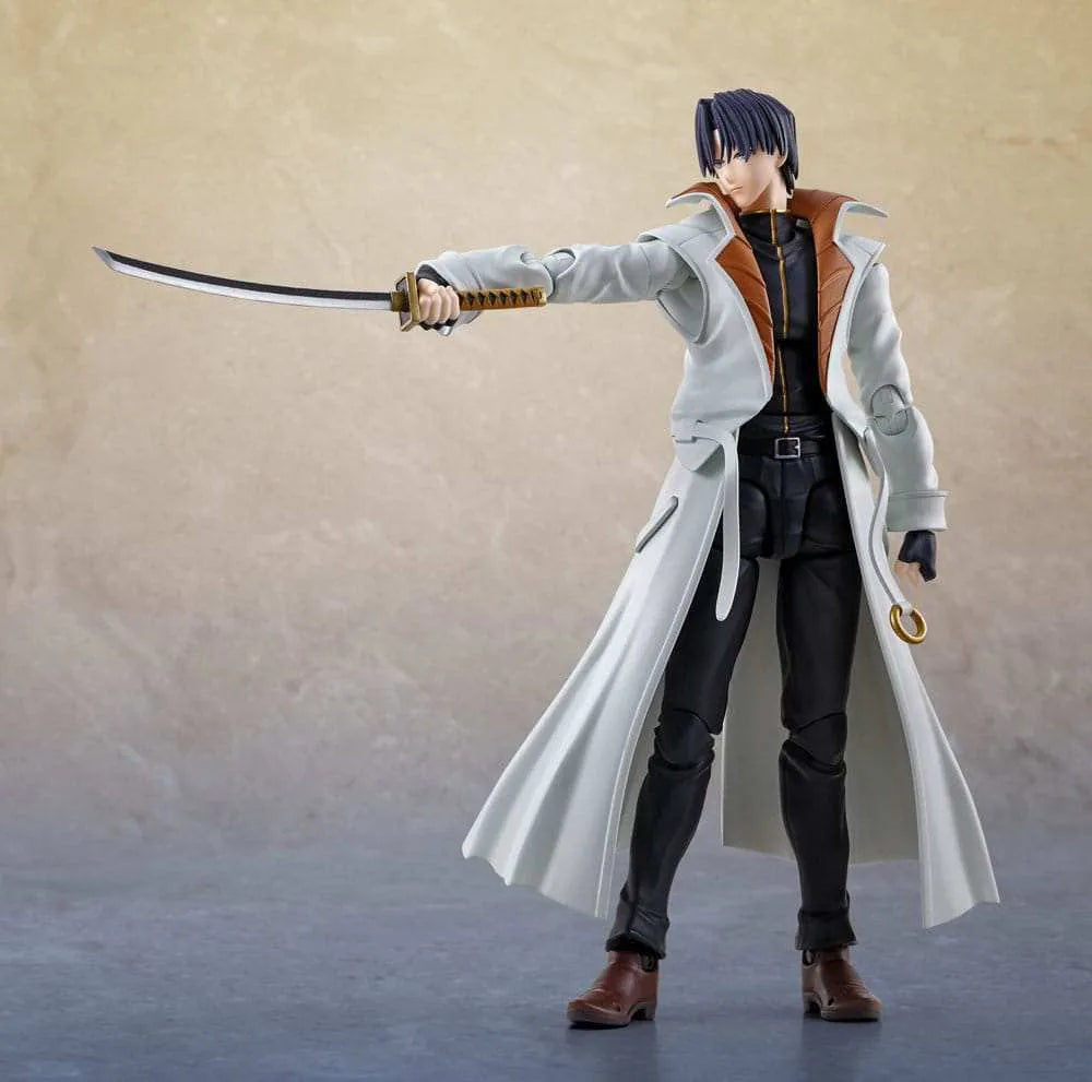 Rurouni Kenshin: Meiji Swordsman Romantic Story S.H. Figuarts Actionfigur Aoshi Shinomori 17 cm - Smalltinytoystore