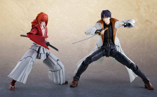 Rurouni Kenshin: Meiji Swordsman Romantic Story S.H. Figuarts Actionfigur Aoshi Shinomori 17 cm - Smalltinytoystore