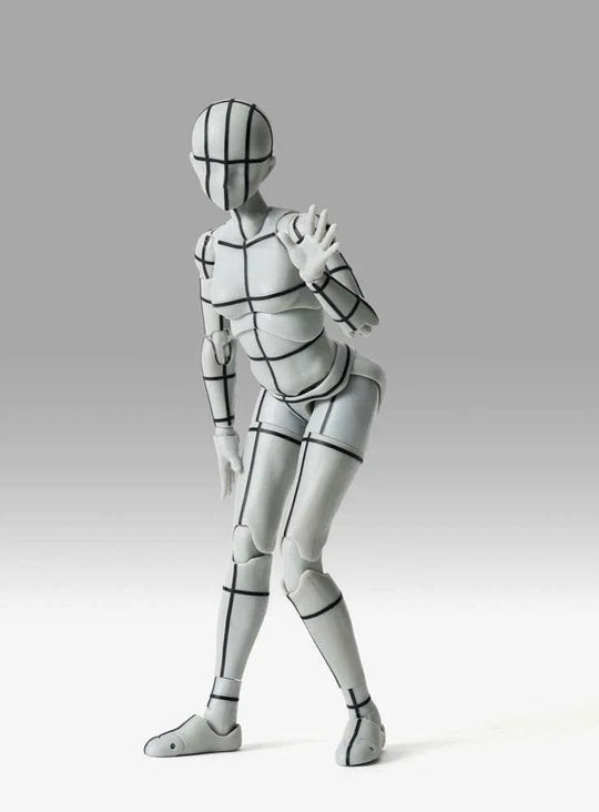 S.H.Figuarts Actionfigur Body-Chan Sports Edition Wire Frame (Gray Color Ver.) 15 cm - Smalltinytoystore