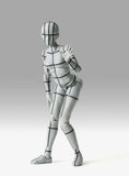 S.H.Figuarts Actionfigur Body-Chan Sports Edition Wire Frame (Gray Color Ver.) 15 cm - Smalltinytoystore
