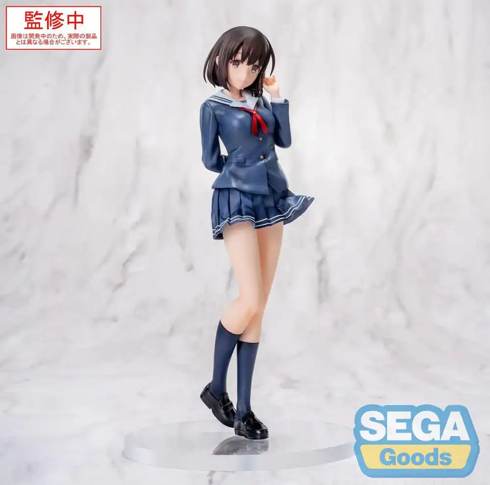 Saekano the Movie: finale Luminasta PVC Statue Megumi Kato Uniform Ver. 22 cm - Smalltinytoystore