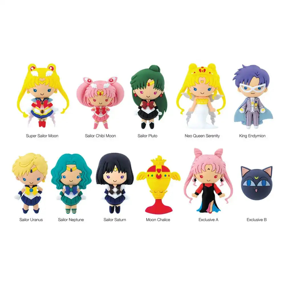 Sailor Moon 3D PVC-Taschenanhänger Series 4 Display (24) - Smalltinytoystore