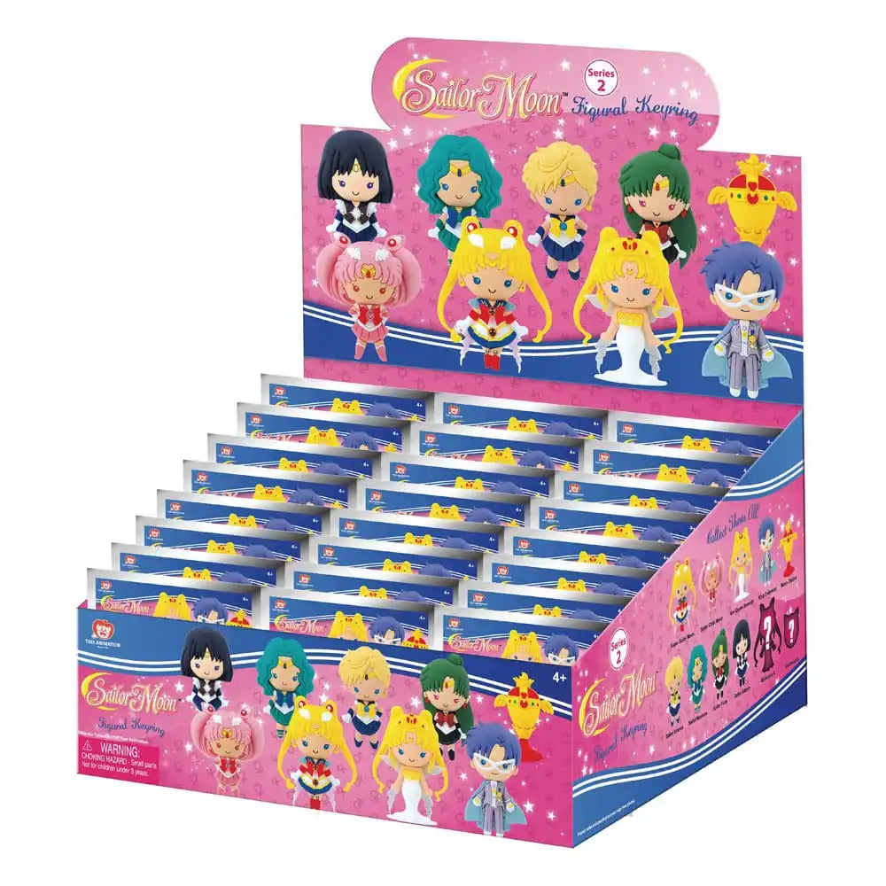 Sailor Moon 3D PVC-Taschenanhänger Series 4 Display (24) - Smalltinytoystore