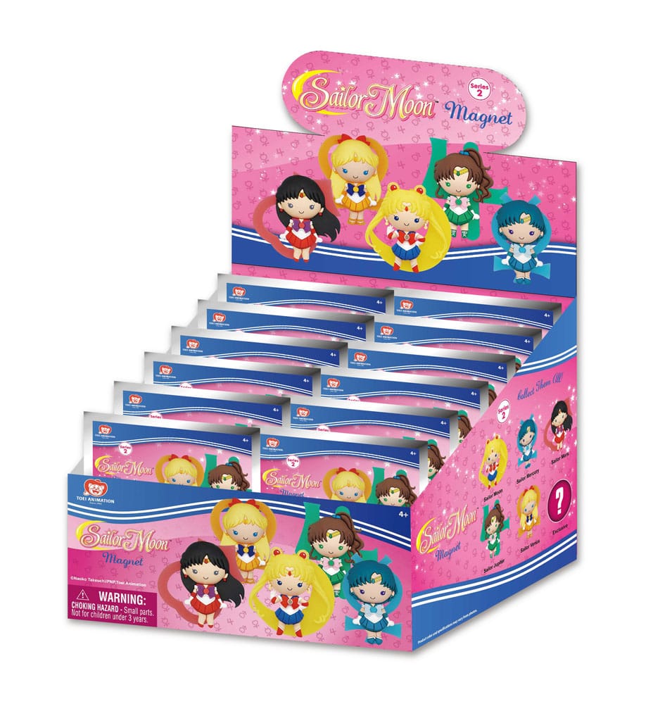 Sailor Moon Magnete blind pack Series 2 Display (12) - Smalltinytoystore