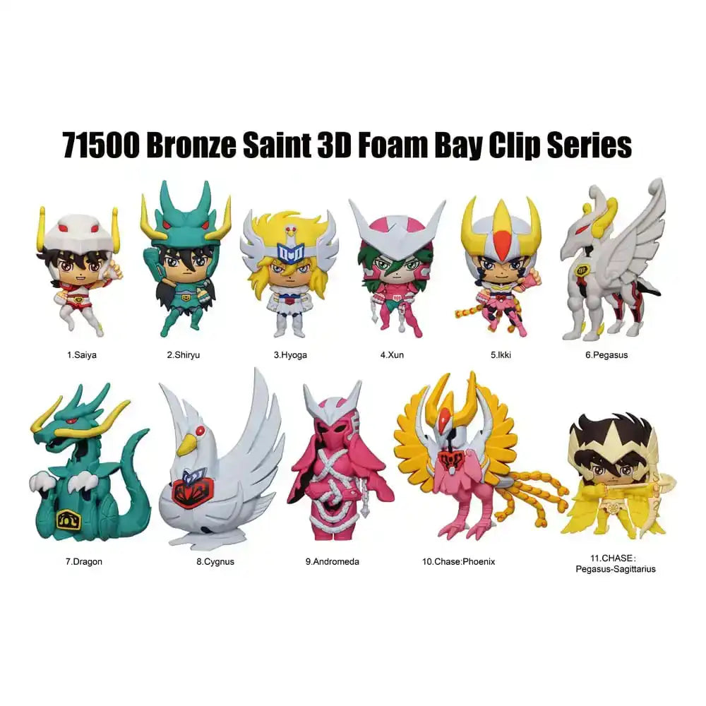 Saint Seiya 3D PVC-Taschenanhänger Serie 1 Display  (24)